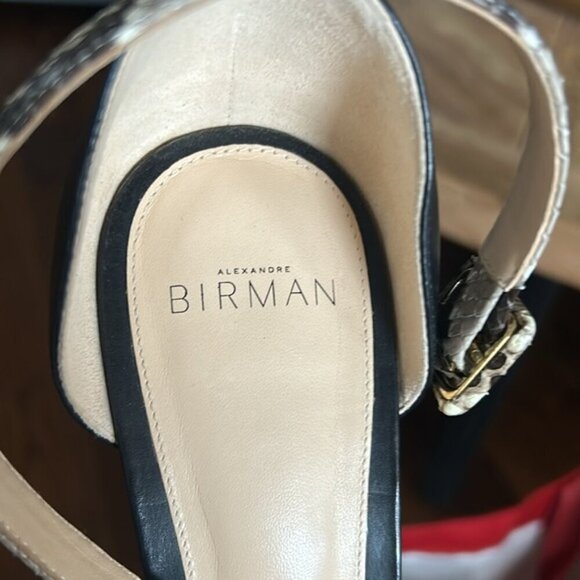 ALEXANDRE BIRMAN ALICIA BRAIDED PLATFORM SANDALS - BLACK-NATURAL 41 - Picture 4 of 13